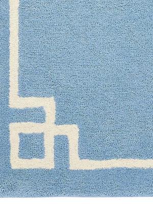 Deco In Soft Blue Rug Sample