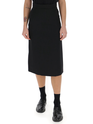 Alexander Mcqueen Pleated Midi Skirt