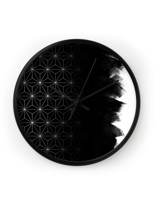 Emanuela Carratoni Desaturate Shadows Wall Clock - Deny Designs