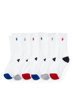 Athletic Crew Sock 6-pack