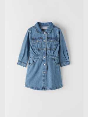 Denim Shirt Dress