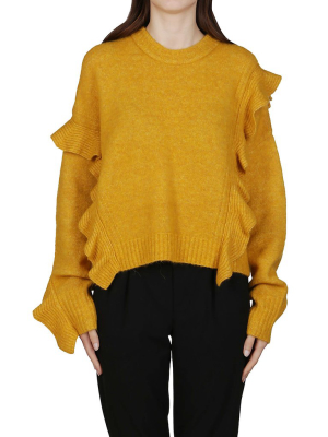 3.1 Phillip Lim Ruffled Long-sleeved Jumper