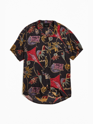 Rolla’s Bon Flower Print Shirt