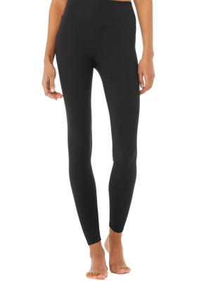 High-waist Solid Vapor Legging - Black