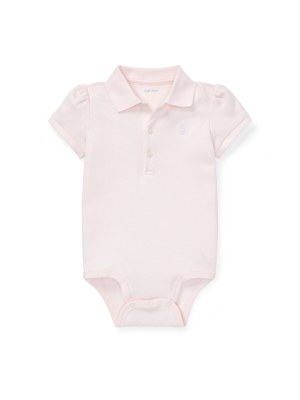 Cotton Interlock Polo Bodysuit