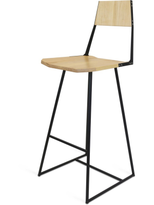 Clarkester Bar Stool - Maple