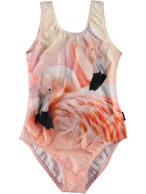 Molo Nika Swimsuit - Flamingo Dream