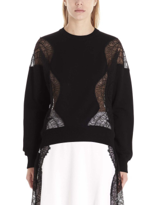 Givenchy Lace Paneled Sweater