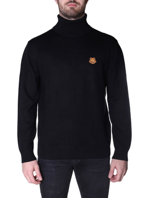 Kenzo Tiger Crest Roll-neck Jumper