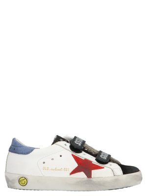 Golden Goose Kids Old School Velcro Strap Sneakers