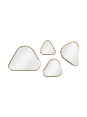 Pebble Mirrors - Set Of 4