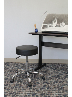 Caressoft Medical Stool Black - Boss Office Products