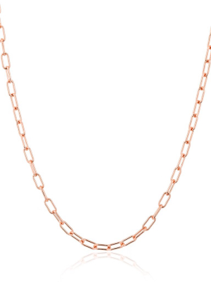 14kt Rose Gold Linked Chain Lyla Necklace