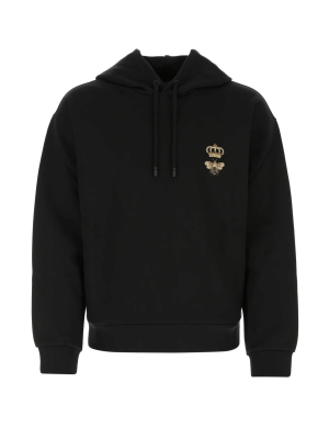 Dolce & Gabbana Bee Embroidered Hoodie