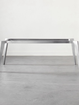 Harper Nickel Dining Table Base