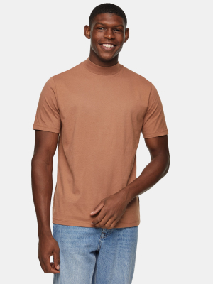 Camel Turtle Neck T-shirt