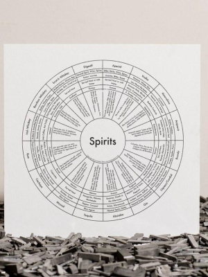 Spirits Letterpress Print