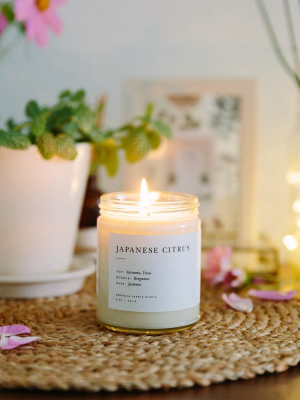 Japanese Citrus Minimalist Candle