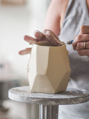 Crag Porcelain Vase