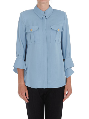 Elisabetta Franchi Flap Pocket Blouse