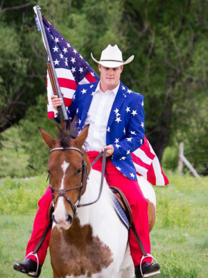 The 'merican Gentleman | American Flag Blazer By Opposuits