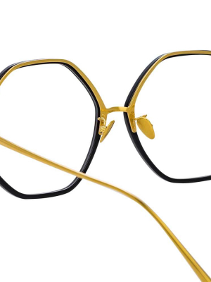 The Alona | Oversized Optical Frame In Black (c10)