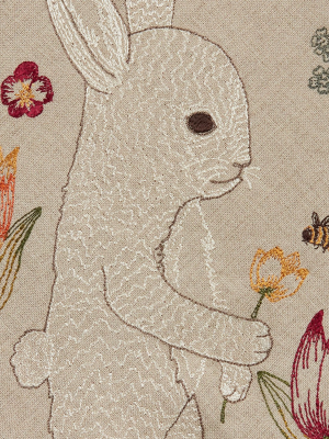 Bunnies And Blooms Dinner Napkin