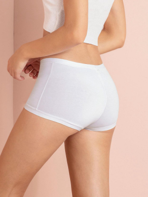 Simply Comfortable 3-pack Boyshort Panty In Cotton