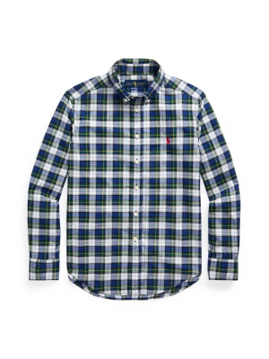 Tartan Cotton Poplin Shirt