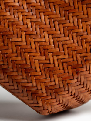 Basket Case Kerala Leather Carryall
