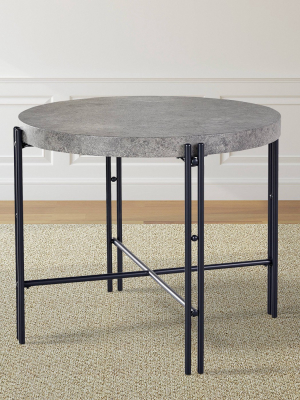 Morgan Round Counter Table Black - Steve Silver Co.