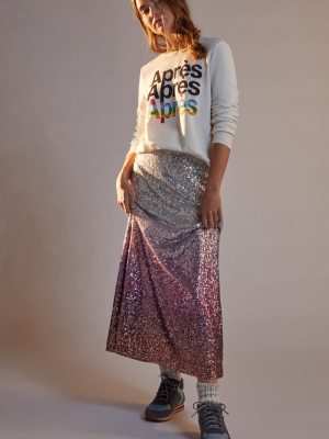 Leticia Sequined Maxi Skirt