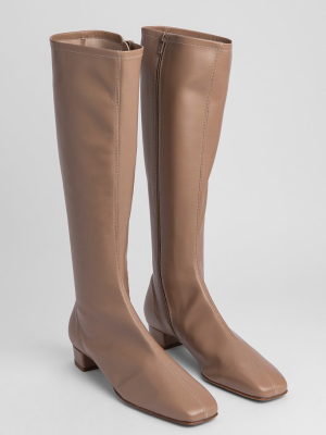 Edie Nude Leather