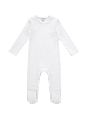 Petit Clair Baby Footsie - Ivory