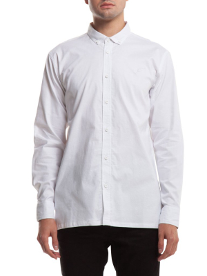 Index L/s Button Up - White