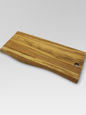 16" X 7" Olive Wood Serving Board - Threshold™