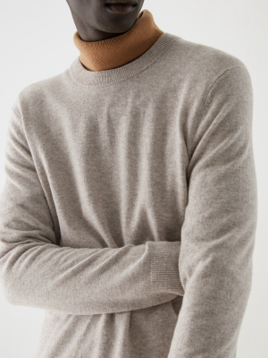 Merino-yak Crew-neck Sweater
