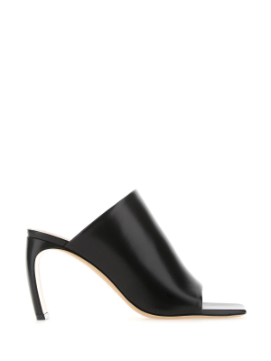 Lanvin Square-toe Heeled Mules