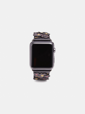 Apple Watch® Strap With Tea Rose Applique