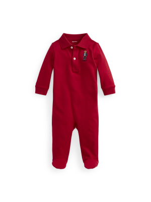 Polo Bear Cotton Coverall