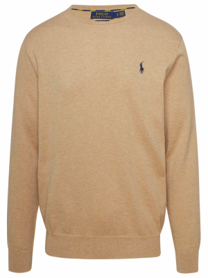 Polo Ralph Lauren Logo Embroidered Knitted Jumper