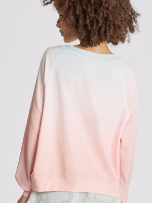 Guava Ombre Sommers Sweater | Multi Colored