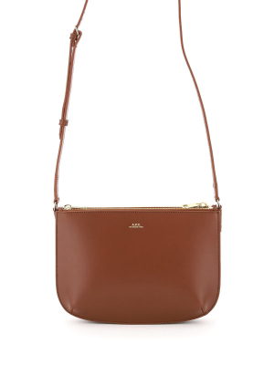 A.p.c. Sarah Logo Debossed Crossbody Bag