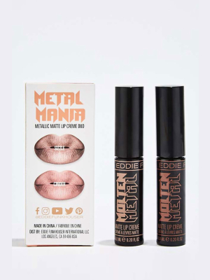 Molten Metal Matte Lip Crème Duo