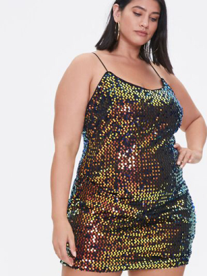 Plus Size Sequin Bodycon Dress