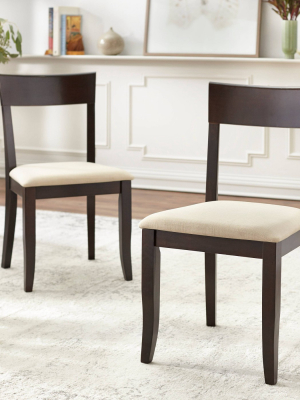 Set Of 2 Bistrol Dining Chairs - Buylateral