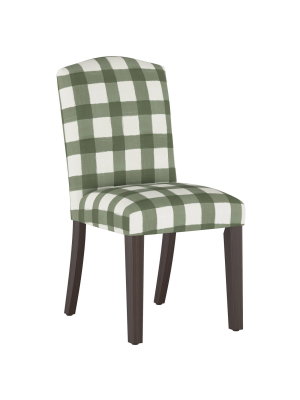 Camel Back Dining Chair Buffalo Square Sage - Cloth & Company