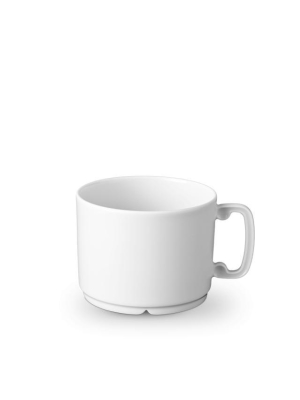 Soie Tressee White Teacup