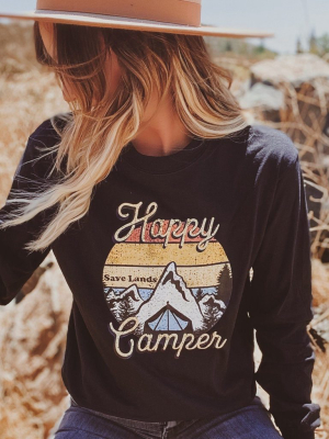 Mountain Happy Camper Long Sleeve