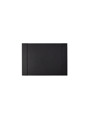 Staples Refillable Faux Leather Desk Pad 24"l X 17"w Black (45058) 2741550